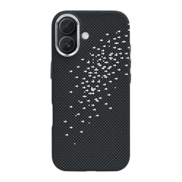 Rixus Alpine Ultra-Slim Case With MagSafe Compatible RXD022 For Apple iPhone 16 Galaxy Black