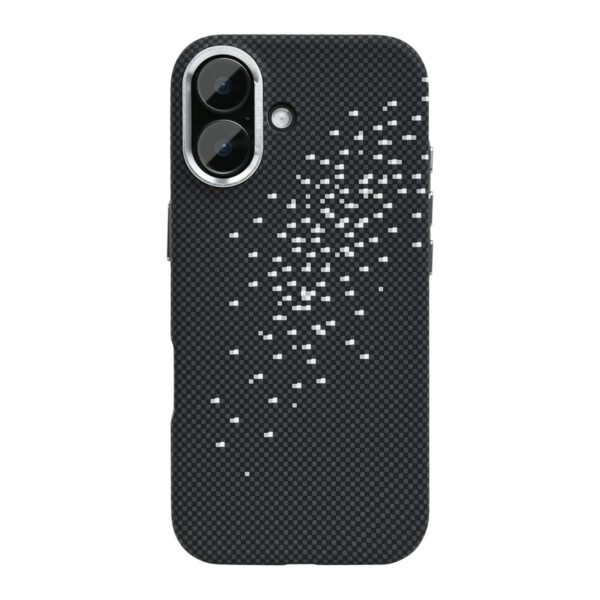 Rixus Alpine Ultra-Slim Case With MagSafe Compatible RXD022 For Apple iPhone 17 Galaxy Black