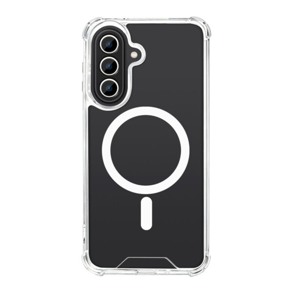 Rixus Anti-Burst Case With MagSafe Compatible For Samsung Galaxy A27 Transparent
