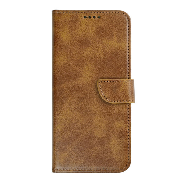 Rixus Bookcase For Google Pixel 11 Pro XL Light Brown