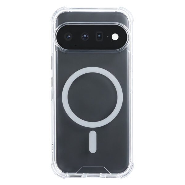 Rixus Anti-Burst Case With MagSafe Compatible For Google Pixel 11 Transparent