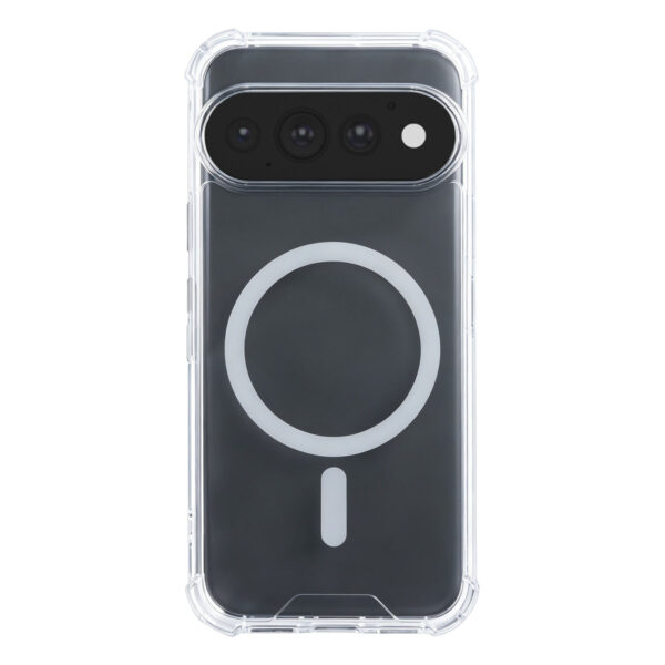 Rixus Anti-Burst Case With MagSafe Compatible For Google Pixel 11 Pro Transparent