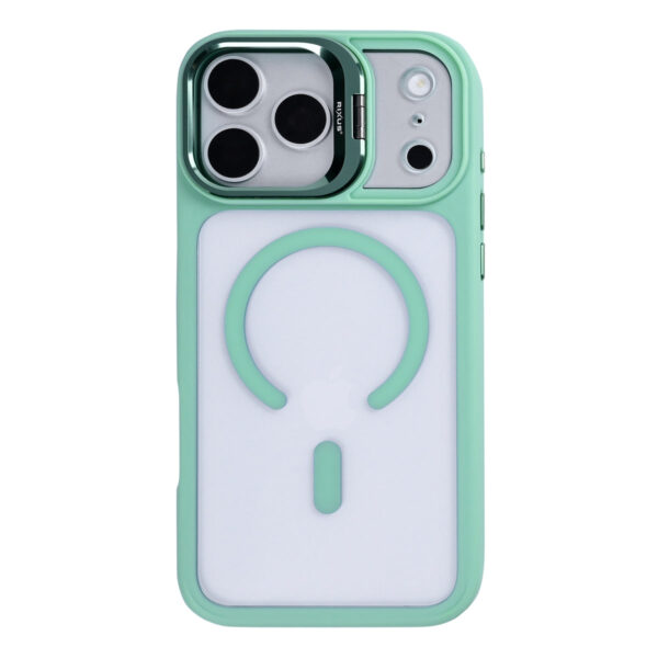 Rixus Classic 03 Case With MagSafe Compatible For Apple iPhone 17 Pro, 18 Pro Light Green
