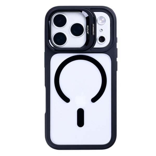 Rixus Classic 03 Case With MagSafe Compatible For Apple iPhone 17 Pro, 18 Pro Black