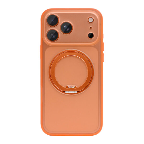 90000812726_A.jpg Rixus SnapGrip 360 Case For Apple iPhone 17 Pro, 18 Pro Orange