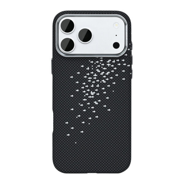 Rixus Alpine Ultra-Slim Case With MagSafe Compatible RXD022 For Apple iPhone 17 Pro, 18 Pro Galaxy Black
