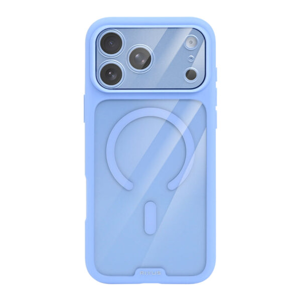 Rixus Crystal Amber Case For Apple iPhone 17 Pro Max, 18 Pro Max Glacier