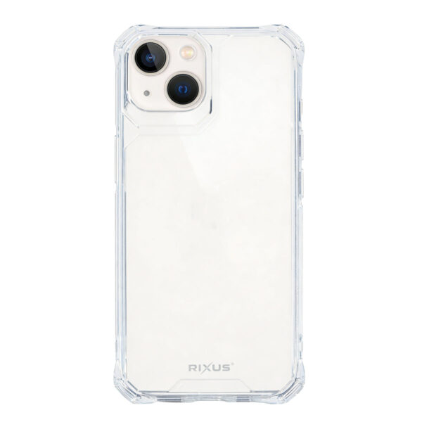Rixus Armor-X Anti Shock Case For Apple iPhone 13 Transparent