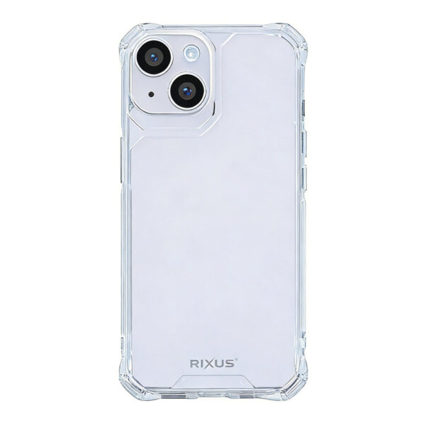 Rixus Armor-X Anti Shock Case For Apple iPhone 14 Transparent