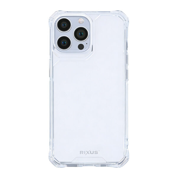 Rixus Armor-X Anti Shock Case For Apple iPhone 15 Pro Max Transparent