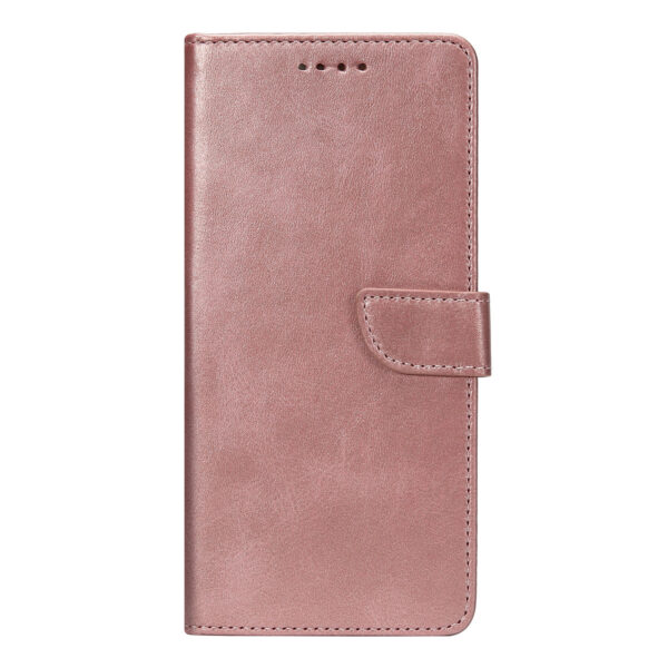 Rixus Bookcase For Samsung Galaxy S23 FE Pink