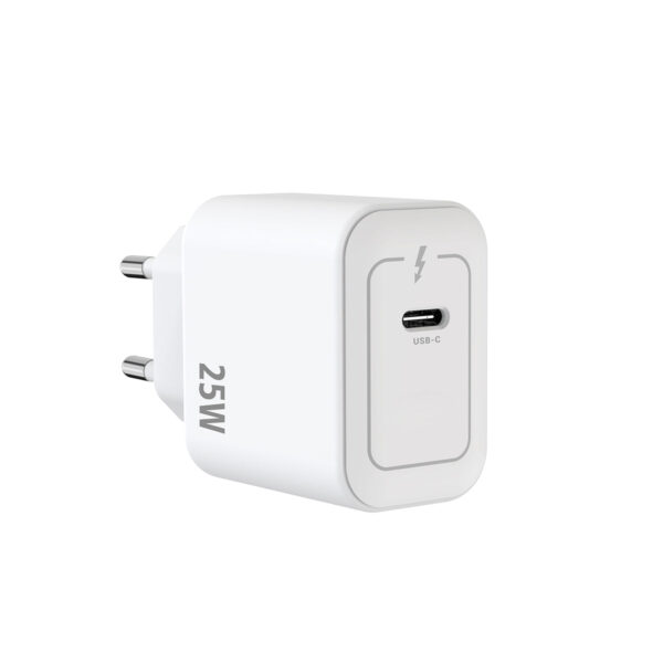 Rixus RXHC25 USB-C Power Adapter 25W White