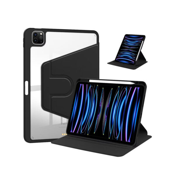 PU Leather Protective Case For Apple iPad 10 10.9 inch (2022), iPad 11.0 inch (2025) Black
