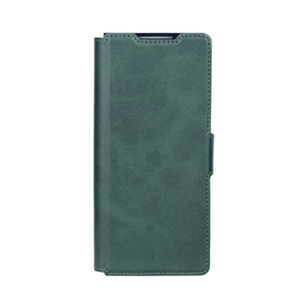 Rixus Wallet Case With Pen Holder For Samsung Galaxy Z Fold5 Green