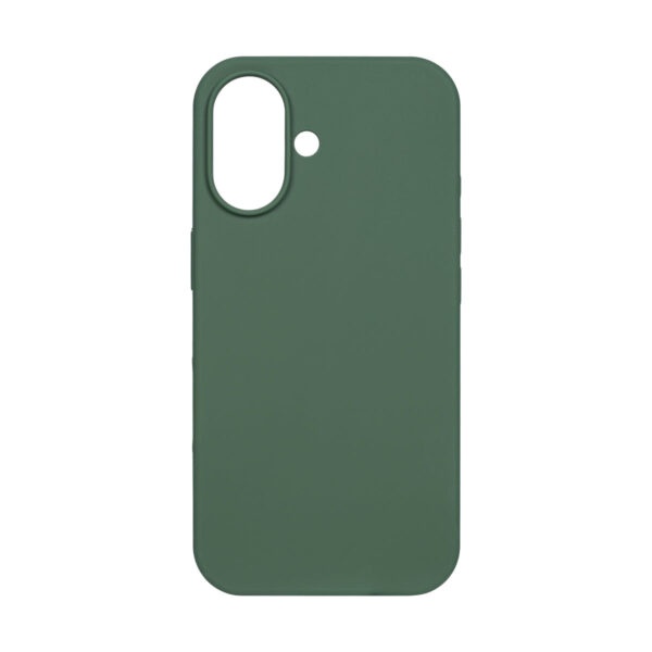 Rixus Soft TPU Phone Case For Apple iPhone 16 Plus Dark Green