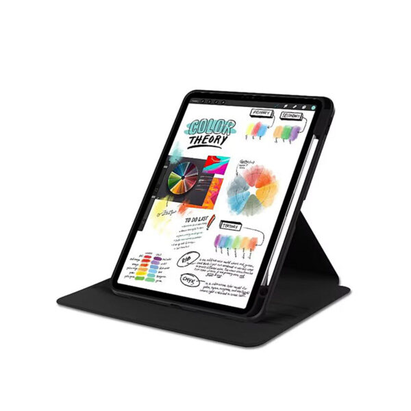A00003075_A.jpg PU Leather Protective Case For Apple iPad Pro 11 inch (2024) Black