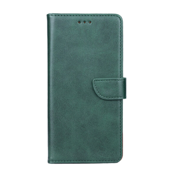 Rixus Bookcase For Samsung Galaxy S22 5G Dark Green