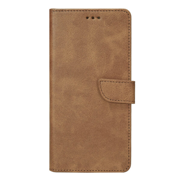 Rixus Bookcase For Samsung Galaxy A36, A37 Light Brown