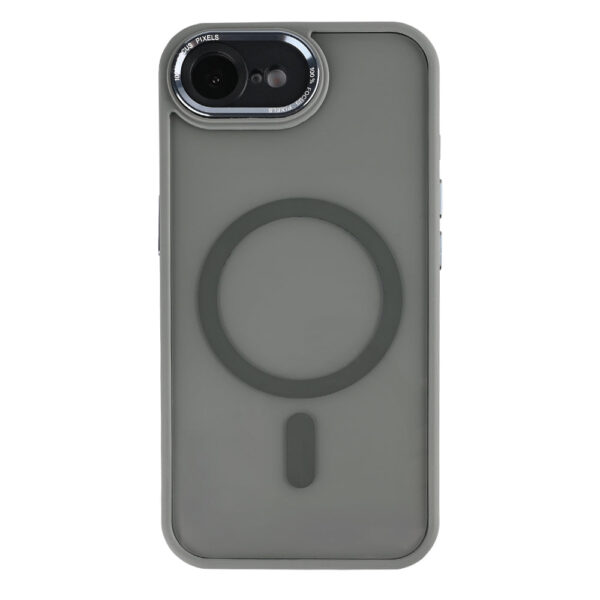 Rixus Classic 04 Case With MagSafe Compatible For Apple iPhone 16e Grey