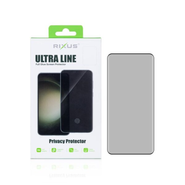 A00006095_A.jpg Rixus Privacy Ultra Line Tempered Glass For Samsung Galaxy S25 Edge
