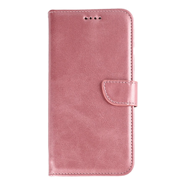 Rixus Bookcase For Samsung Galaxy S25 Edge Pink