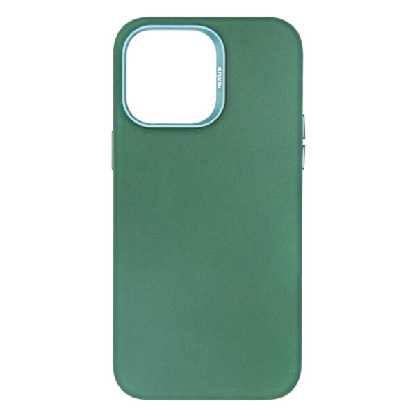 Rixus Classic 02 Case With MagSafe Compatible For Apple iPhone 12 Pro Max Green