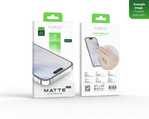 Rixus Matte Tempered Glass For Apple iPhone 12,12 Pro