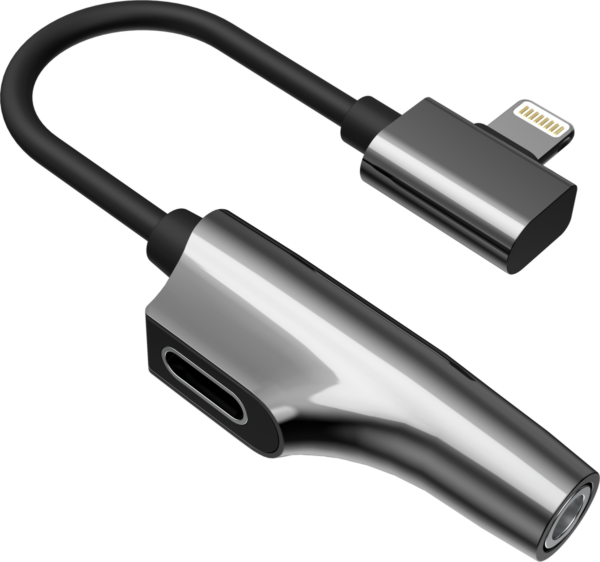 CDF7005F5B_A.png Rixus RXL07 Adapter Charge And Audio Cable For Lightning Connector