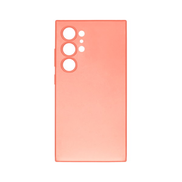 Rixus Soft TPU Phone Case For Samsung Galaxy S24 Ultra Pink
