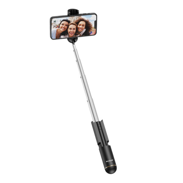 EB5A928FF0_A.jpg Rixus RXSF30B Mini Integrated Selfie Stick Bluetooth Black