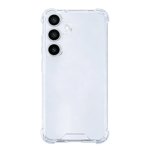 Rixus Anti-Burst Case For Samsung Galaxy S24 Plus, S25 Plus Transparent