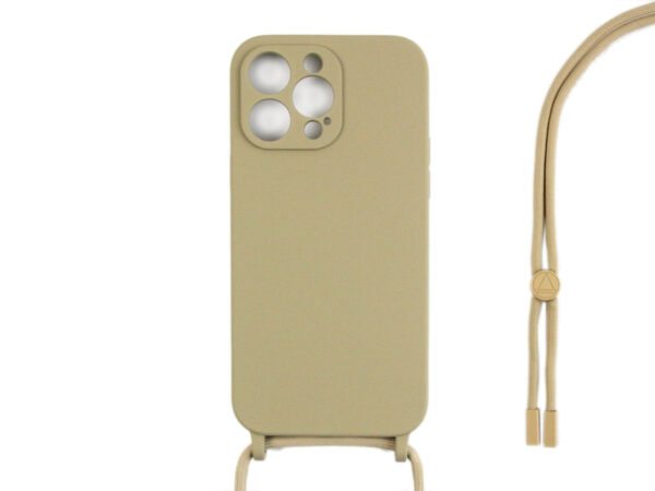 F47FF346C1_A.jpg Rixus TPU Necklace Cord Cover For Apple iPhone 12 Pro Gold