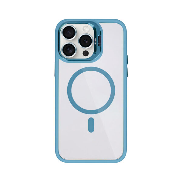 Rixus Classic 03 Case With MagSafe Compatible For Apple iPhone 12, 12 Pro Glacier