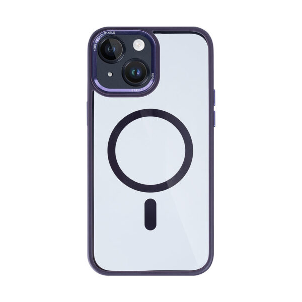 Rixus Classic 04 Case With MagSafe Compatible For Apple iPhone 13 Purple