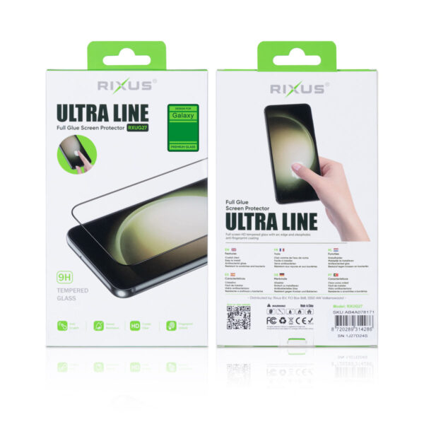 Rixus Clear HD Ultra Line Tempered Glass For Samsung Galaxy S21 Plus 5G