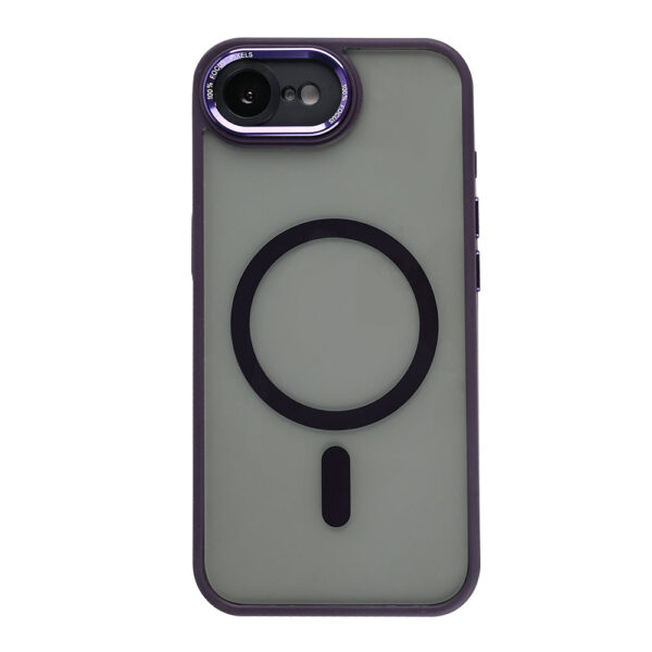 Rixus Classic 04 Case With MagSafe Compatible For Apple iPhone 16e Purple