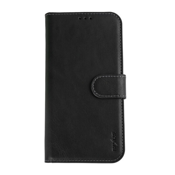 Rixus Duo Magnetic Detachable Wallet For Apple iPhone 16e, 17e Black