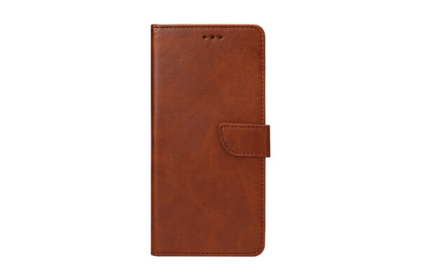 Rixus Bookcase For Samsung Galaxy S21 Plus Brown